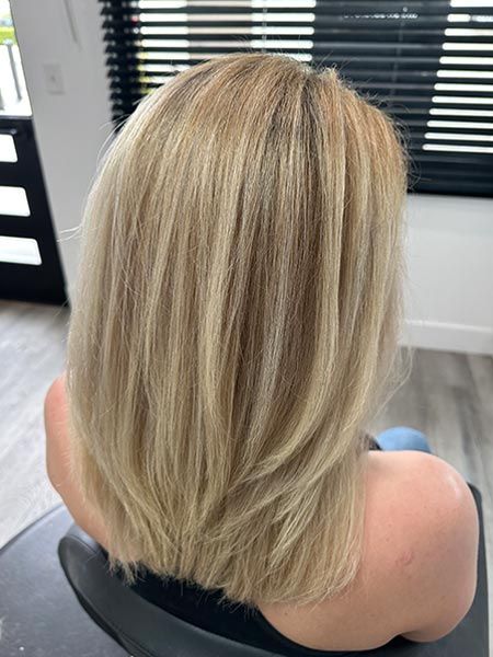 Keratin and Hair Color Treatments in Costa Mesa | Gray Covering | After